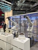 ２０２３年に開かれた第６回中国国際輸入博覧会のパナソニックブースで展示されたロボット（2023年11月6日撮影）。(c)Xinhua News