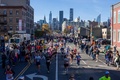 ニューヨークシティマラソン。大会に臨むランナー（2024年11月3日撮影）。(c)David Dee Delgado/AFP