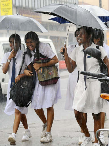 スリランカ、季節風がもたらすモンスーン