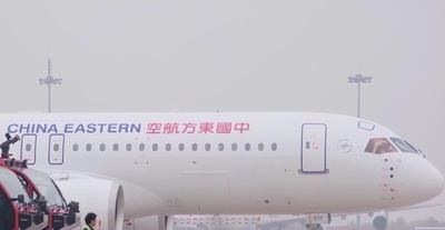 中国国産旅客機C919 武漢-上海便に就航 機内でWi-Fi使用可
