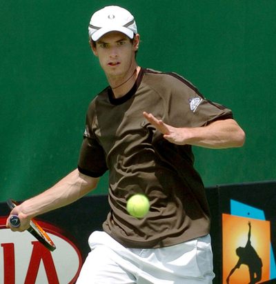 ＜テニス 07全豪オープン＞開幕へ向けて練習を行うアンディ・マレー - オーストラリア