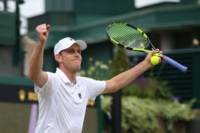 ジョコ撃破のキュエリー、ウィンブルドンで自身初のグランドスラム8強