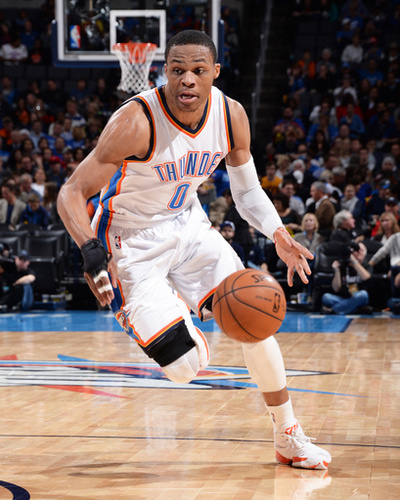 サンダーがキャバリアーズに勝利、ウエストブルックが活躍