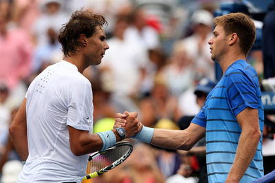 ナダル、快勝で2回戦へ 全米オープン