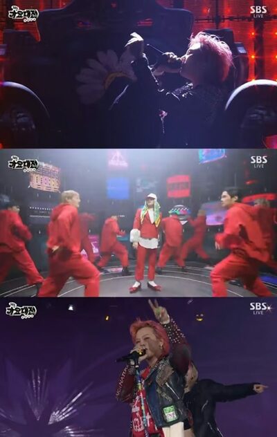 BIGBANGのG-DRAGON、8年ぶりの「SBS歌謡大祭典」で圧巻のエンディングステージ