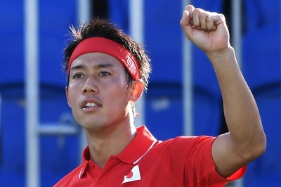 錦織、準々決勝進出 次戦はモンフィスと対戦