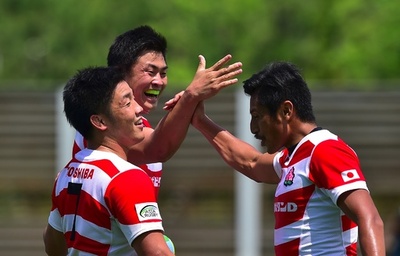 日本が韓国を一蹴、大会連覇に王手 ラグビーアジア選手権