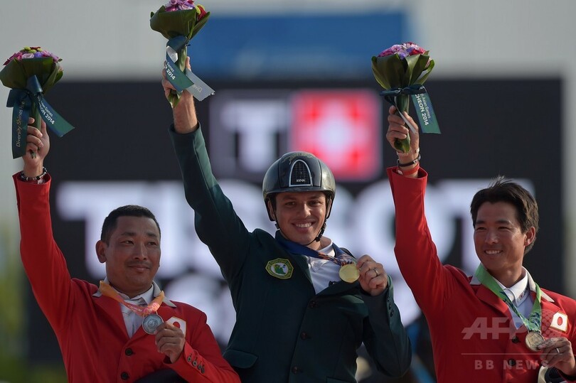 馬術で平尾が銀、杉谷が銅メダルを獲得 アジア大会