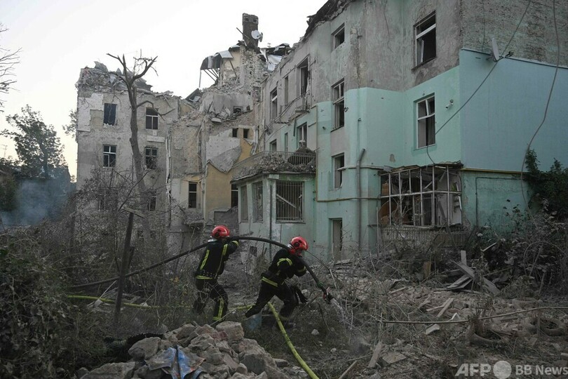 ウクライナ古都リビウにミサイル攻撃、7人死亡