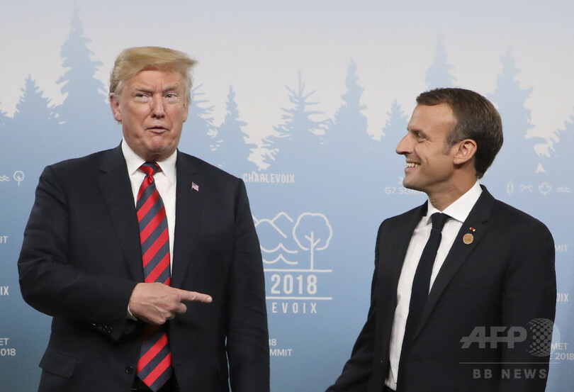 トランプ氏、マクロン氏にEU離脱奨励か 米紙報道