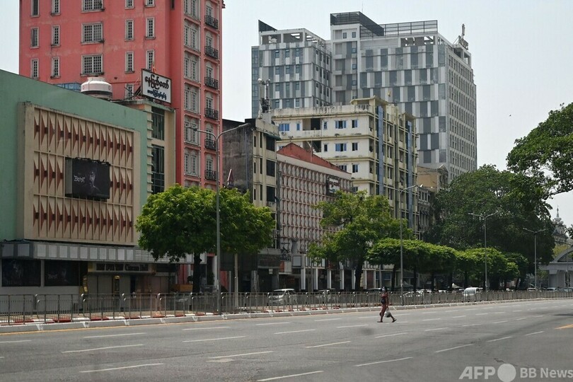 水かけ祭り、反軍政で不参加多数 ミャンマー