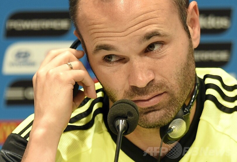 スペインのイニエスタ、チリとの肉弾戦を覚悟