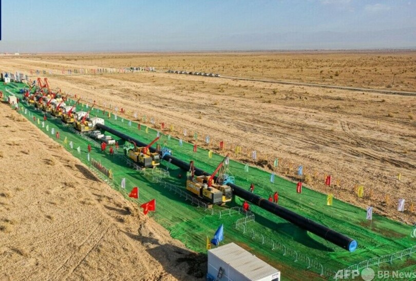 中国「西気東輸」パイプライン、第4ルートが全面着工