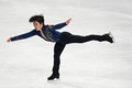 フィギュアスケート世界選手権、男子シングル・フリースケーティング（FS）。演技に臨む宇野昌磨（2021年3月27日撮影）。(c)Jonathan NACKSTRAND / AFP