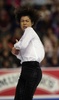14-15フィギュアスケートグランプリ（GP）シリーズ開幕戦スケート・アメリカ（Skate America 2014）、男子シングル・ショートプログラム（SP）。演技に臨む町田樹（Tatsuki Machida、2014年10月24日撮影）。(c)AFP/Getty Images/Jonathan Daniel