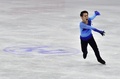フィギュアスケート四大陸選手権、男子シングル・フリースケーティング。演技に臨む村上大介（2015年2月14日撮影）。(c)AFP/JUNG YEON-JE