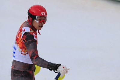 佐々木は男子回転で途中棄権、 ソチ五輪