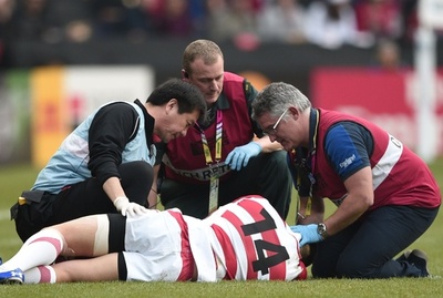 負傷交代の山田、米国戦は「出場可能」 ラグビーW杯