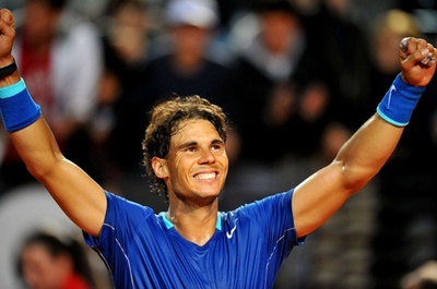 ナダル快勝でジョコビッチとの決勝に進出、イタリア国際