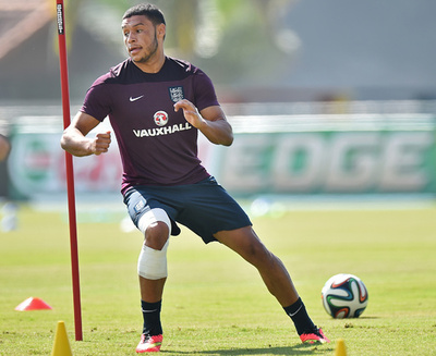 オックスレイド・チェンバレン、イングランドの練習に合流