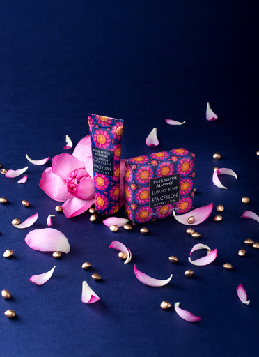 「スパセイロン」ピンクロータスが香るハンドクリーム＆ソープ