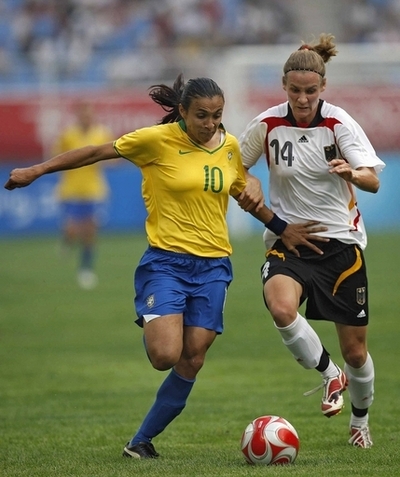 ドイツ女子対ブラジル女子はスコアレスドロー