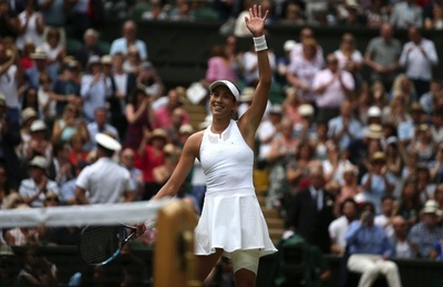 ムグルサ「2年目のジンクス」打破、圧勝でウィンブルドン決勝へ