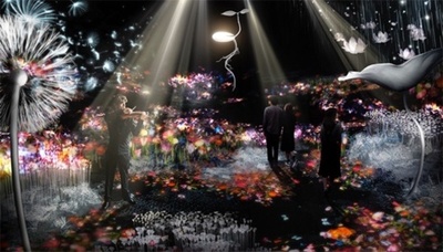 ネイキッド、「ランバン オン ブルー」とコラボで体験型アート展開催