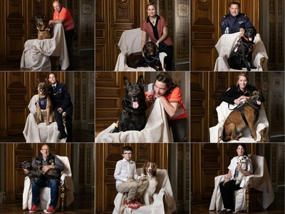 「英雄犬」表彰 麻薬探知から救助まで 仏愛犬団体