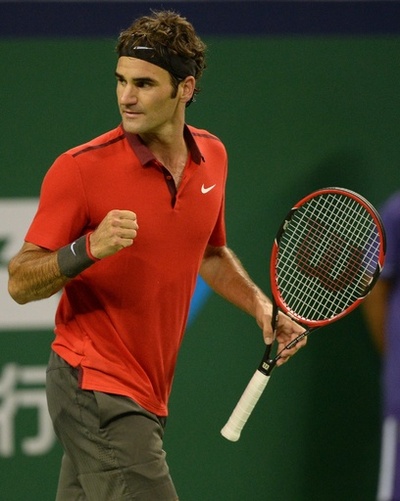 フェデラーが辛勝で3回戦へ、上海マスターズ