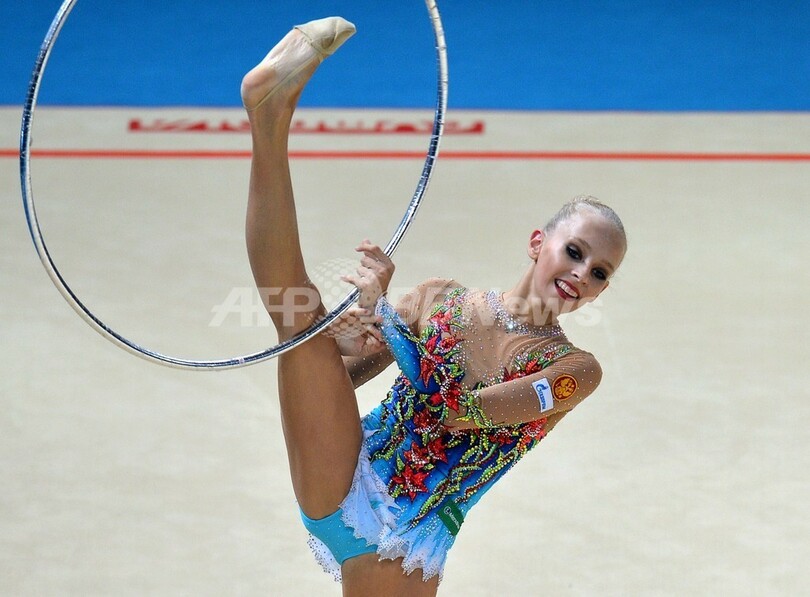 新体操世界選手権で撮影された華麗な演技 写真25枚 国際ニュース：AFPBB News