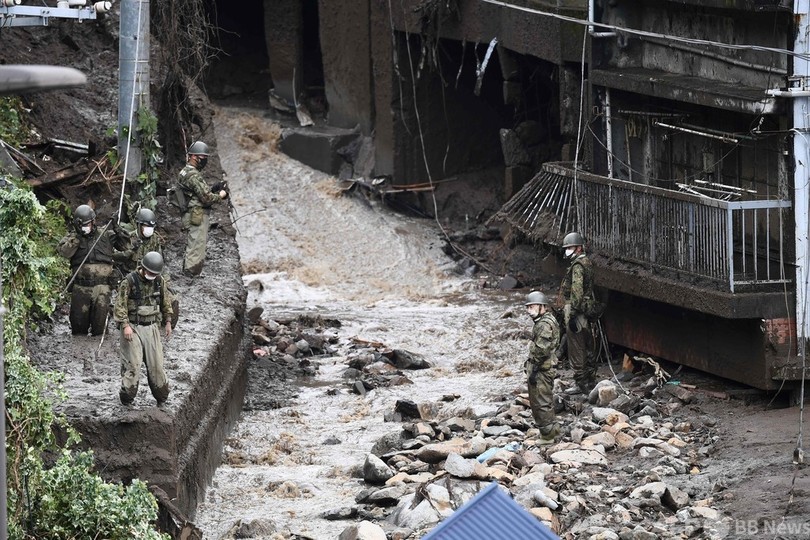 熱海土石流 死者7人、安否不明者27人に