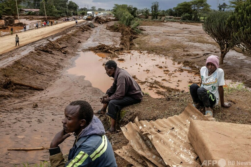 豪雨でせき止め湖決壊、46人死亡 ケニア