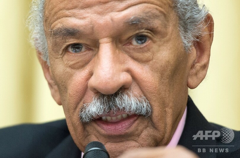 米下院任期最長のコンヤーズ元議員、90歳で死去 17年にセクハラ辞職