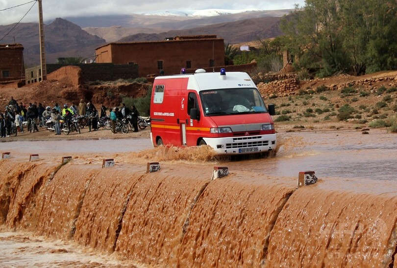 モロッコ南部で大規模な洪水、32人死亡