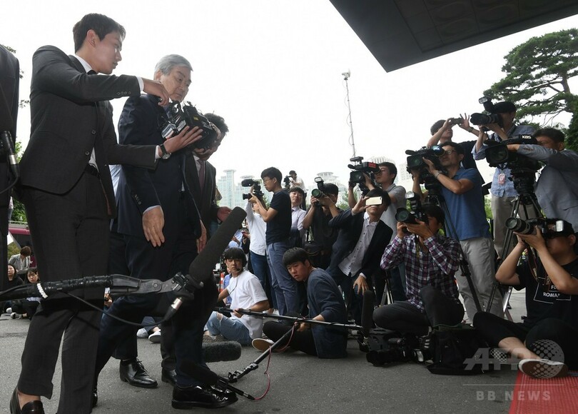 大韓航空会長、脱税容疑で聴取