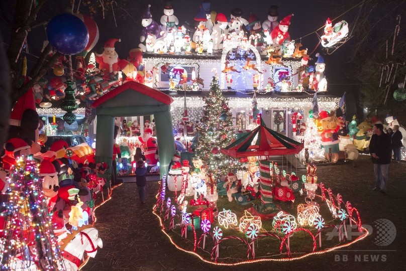 賑やかすぎる 米国のクリスマス デコレーション 写真11枚 国際ニュース Afpbb News