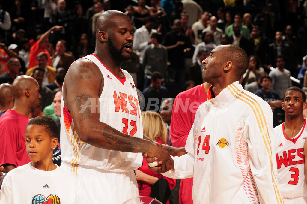 ウエストが勝利 コービーとシャックがMVPに輝く、NBAオールスター 写真