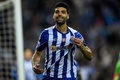 サッカー欧州チャンピオンズリーグ、グループB第6節、FCポルト対アトレティコ・マドリード。得点を喜ぶFCポルトのメフディ・タレミ（2022年11月1日撮影）。(c)MIGUEL RIOPA / AFP