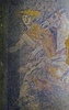 ギリシャ北部マケドニア（Macedonia）地方のアンフィポリス（Amphipolis）にある同国最大の古代墓地遺跡で発掘されたモザイク画（2014年10月12日提供）。(c)AFP/GREEK CULTURE MINISTRY/HO