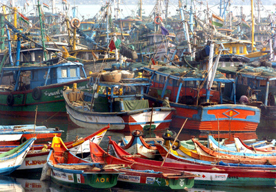 インド沖、不明漁師600人は全員無事 別の漁船沈没で7人不明