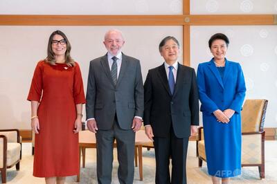 両陛下、ブラジル大統領を歓迎