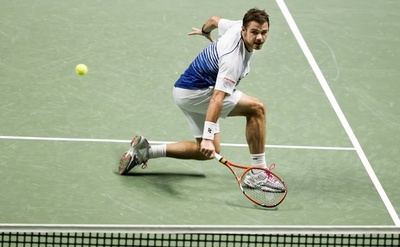 ワウリンカが準決勝へ、ラオニッチと対戦 ABNアムロ世界テニストーナメント