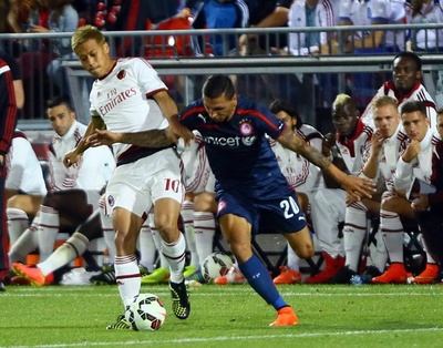 オリンピアコアス、3得点でACミランに快勝