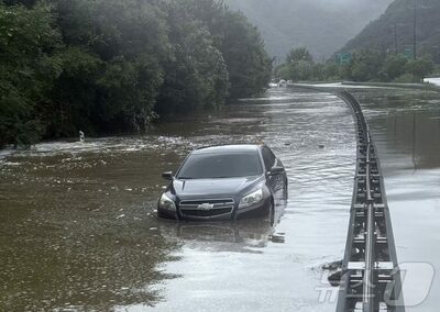韓国各地で猛烈な雨、全羅南道で最大334ミリ観測…2人不明・住宅孤立など被害相次ぐ