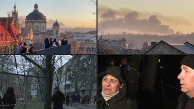 動画：ウクライナ各地でミサイル攻撃 700万世帯が停電