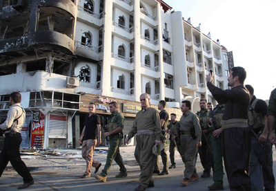 ISによるキルクーク奇襲攻撃を撃退、IS側死者74人 イラク