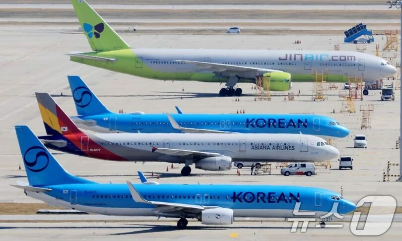 仁川国際空港の駐機場(c)news1