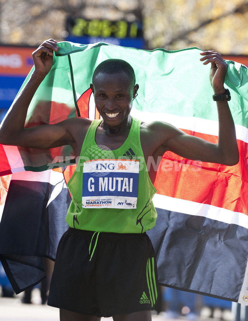 ムタイが大会新で優勝、 NYマラソン