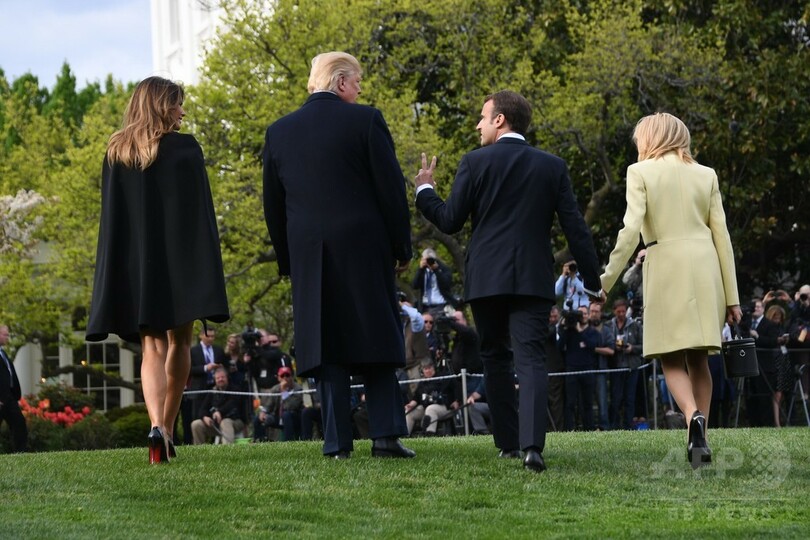 マクロン仏大統領が訪米、イラン核合意や貿易問題を協議